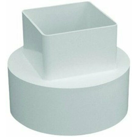 GENOVA 2911193 Rw207 Downspout White Vinyl Adapter Phased Out